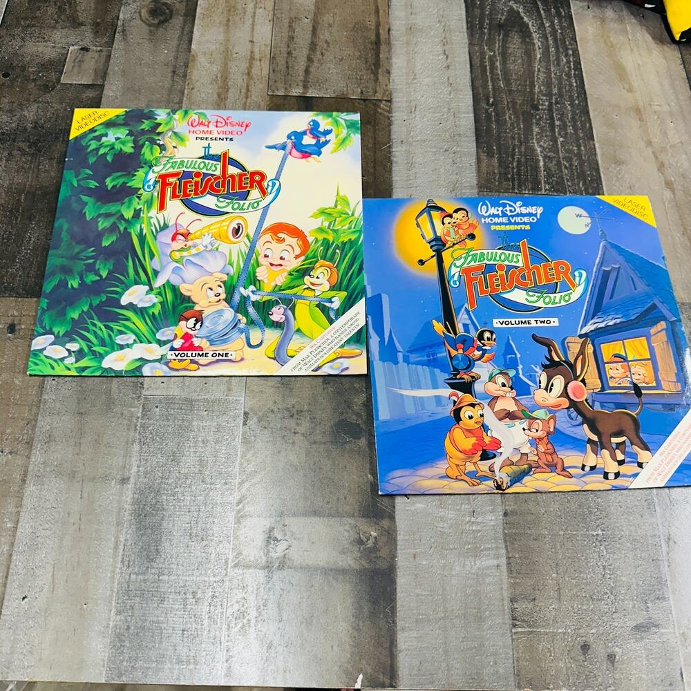 Fabulous Fleischer Folio: Volume One & Two LASERDISC LD 853 AS Disney Animation